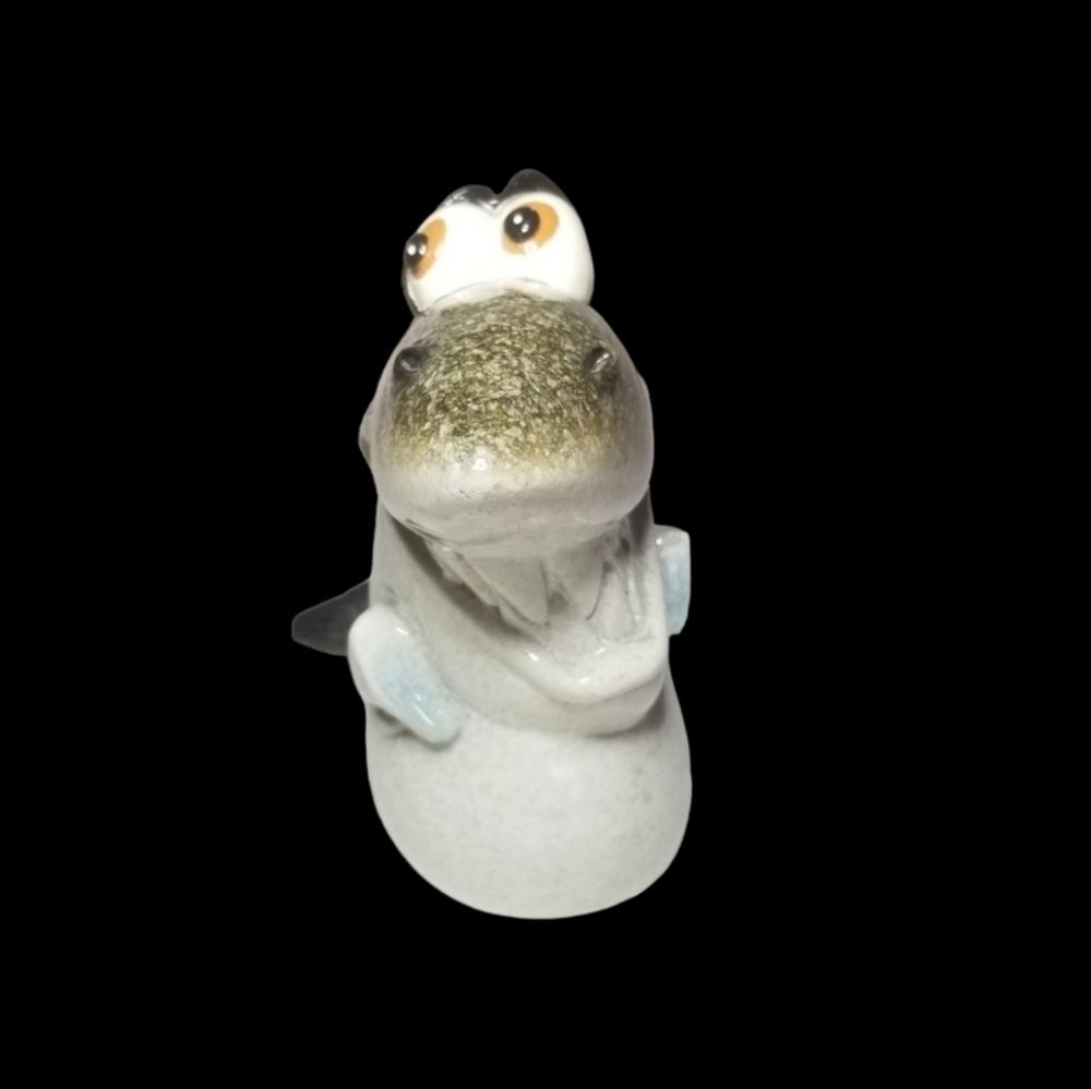 Ceramic Shark Coin Bank